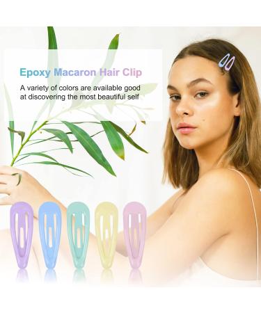 Vesaneae 50 Pcs Colorful Metal Snap Hair Clips - Mini Slippery Hair Clips for Girls & Toddlers Jewelry - Buy Online on GoSupps.com