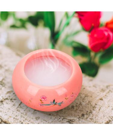 Vintage Perfume Japanese Perfume Balm Glass Ceramic Pocket Cream Perfume Natural Fragrance Box Long Term Fragrance Balm for Wedding Birthday Use Pink - Buy Online on GoSupps.com
