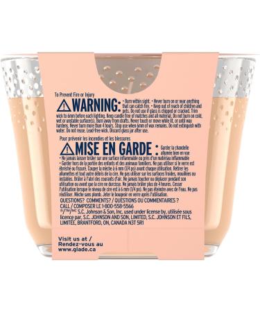 Glade Scented Candle Vanilla Caramel Twist Air Freshener Infused with Essential Oils 3-Wick Candle 1 Count - Buy Online on GoSupps.com