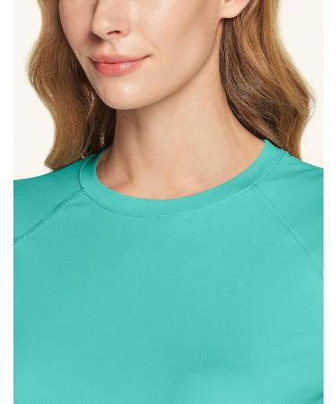 TSLA Women's UPF 50+ Long Sleeve Rash Guard Swim Shirt - UV Protection, Quick Dry, Sun Block Long Green Large - Buy Online on GoSupps.com