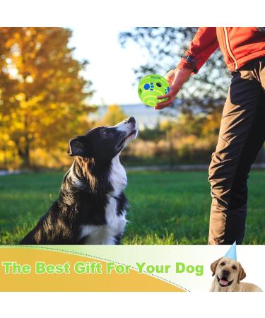 Divinggoe Interactive Dog Kickball - 5.91'' Yellow Pet Training Toy | Durable Dog Toys for All Breeds - Shop Internationally! - Buy Online on GoSupps.com