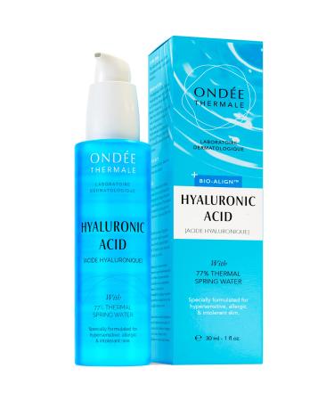 Hyaluronic Acid Serum - 2X More Plumping with Direct Form HA - Penetrates 3X Deeper with Patented Bio-Align  - Isotonic Formula for Sensitive Skin - 77% Soothing Thermal Water