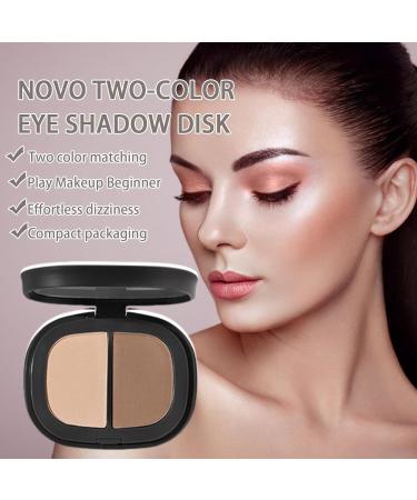 Eye Shadow Palette Makeup | Two-Color Matte Pearlescent Eye Shadow Makeup - Long-Lasting Eye Shadows Waterproof Natural Colors Make up Eye Shadows Cosmetics Pologmase 04# Loose Roasted Chestnuts - Buy Online on GoSupps.com