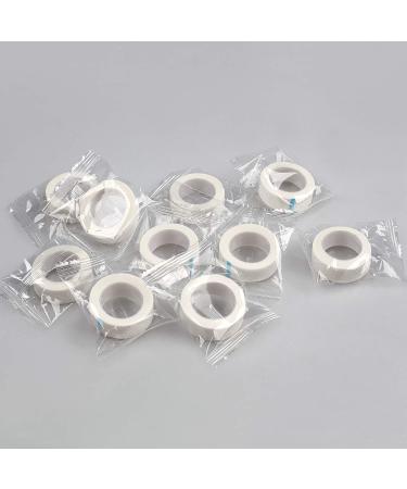 Fenshine Micropore Medical Tape for Eyelash Extensions - 10 Rolls, 0.5 inch x 10 Yards (White) - Eyelash Extension Supply - Buy Online on GoSupps.com