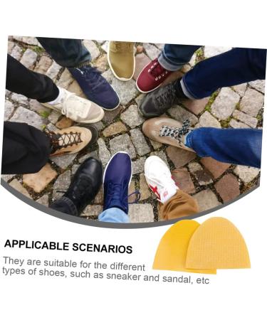 FOMIYES Anti-Wear Shoe Sole Protectors - 2 Pairs Non-Slip Stickers for Heels Sandals & Sports Shoes - Buy Online on GoSupps.com