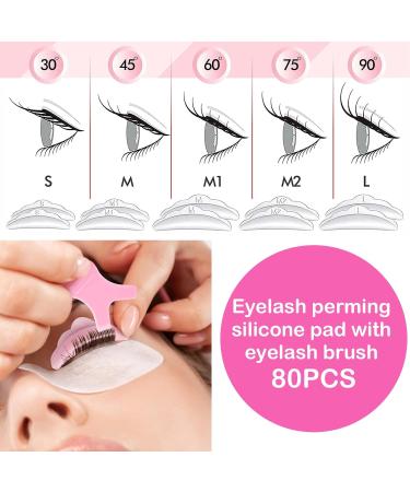 TAMUNI Lash Lift Kit 40PCS Eyelash Perming Silicone Pads with 40PCS Y Shape Eyelash Brush Reusable Lash Lifting Shields for Different Length Eyelashes (4 colors) - Buy Online on GoSupps.com