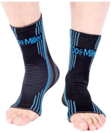 Doc Miller Ankle Brace for Women & Men - Sprained Ankle Support, Best Braces for Sprain Recovery and Foot Pain Relief - Blue, X-Large - Buy Online on GoSupps.com