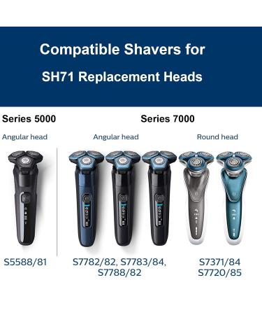 Philips Norelco SH71 Replacement Heads | Series 7000 SH71/52 (3 Pack) - Buy Online on GoSupps.com