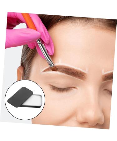 SOESFOUFU eyebrow makeup drawing paste brow mapping tool brow contour paste aluminum box 1 count (Pack of 1) Black - Buy Online on GoSupps.com