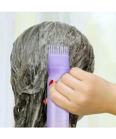 Lurrose Root Comb Applicator Bottle 4 Pack 6 Ounce - Hair Dye Brush with Graduated Scale - Buy Online on GoSupps.com