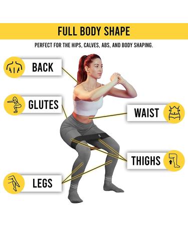 Tribe Military Green Lifting Fabric Resistance Bands for Women and Men - Booty & Thigh Workout Bands - Glute & Exercise Resistance Loops for Legs and Butt - Buy Online on GoSupps.com