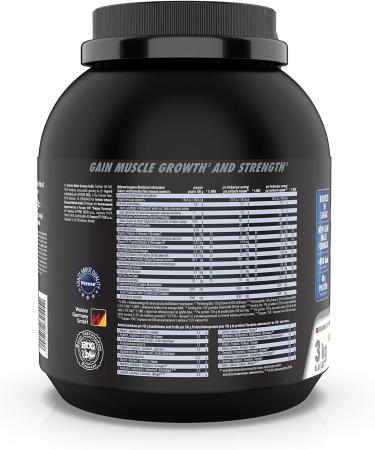 Weider Mega Mass 4000 Weight Gainer Shake - Chocolate Protein Shake with Creapure Creatine Vitamins & Minerals for Muscle Building - 3kg - Buy Online on GoSupps.com