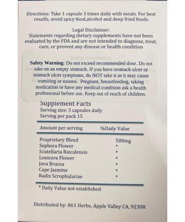 861 HERBS 5-Day Herbal Detox: Lasting Hemorrhoid Relief Formula - Buy Online on GoSupps.com