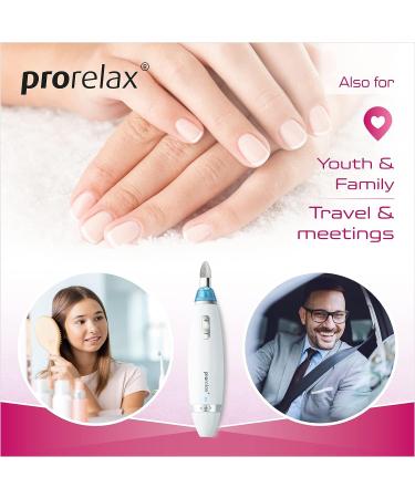 Prorelax Manicure Pedicure Set | Professional Hand & Foot Care for Men & Women | 5 High-Quality Surgical Steel Attachments | Ideal for Home & Travel - Buy Online on GoSupps.com