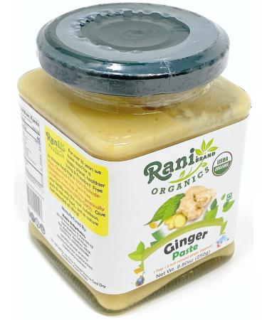 Rani Organic Ginger Cooking Paste 8.80oz (250g) - Vegan, Gluten Free, NON-GMO | USDA Certified Organic Ginger from India | Glass Jar, No Colors | 8.80 Ounce (Pack of 1) - Buy Online on GoSupps.com