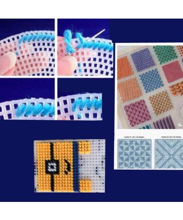 Justdolife 12PCS Star Shape Needlepoint Canvas - DIY Plastic Blank Canvas for Needlework Craft - Buy Online on GoSupps.com