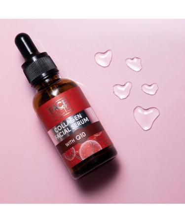  Face Facts Face Facts Collagen & Q10 Face Serum | Ubiquinone (Q10) + Collagen + Betaine | Softens + Smooths | Temporarily reduces the appearance of wrinkles | 30ml - Buy Online on GoSupps.com