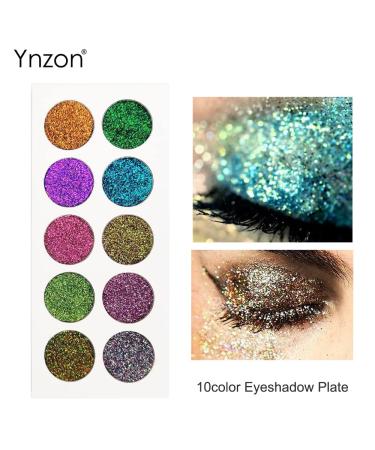 YNZON Chameleon Eyeshadow Palette - 10 Intense Color Shifting Eye Shadows for Long-Lasting Glitter Makeup - Buy Online on GoSupps.com