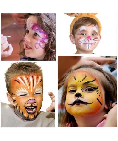 Professional Face Painting Kit - 20 Colors Oil Paint Set for Masquerade & Festivals - Body & Face Paint Supplies - Buy Online on GoSupps.com