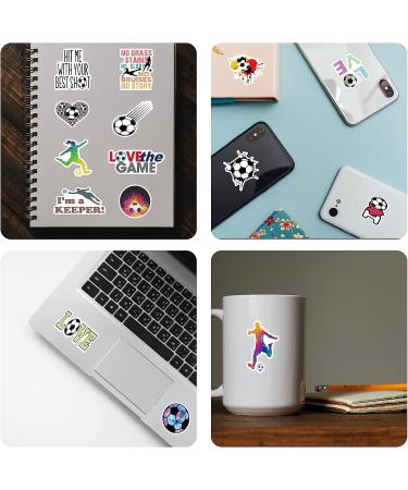 100PCS Soccer Stickers - Soccer Gifts for Teen Girls & Boys - Water Bottle Decals - Soccer Party Favors - Buy Online on GoSupps.com