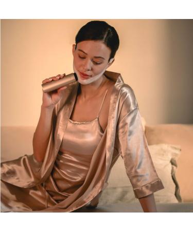 AMIRO R3 Turbo Facial Device | Advanced Skin Tightening & Wrinkle Removal Tool - At-Home Skin Therapy in Gold | Ship Internationally - Buy Online on GoSupps.com