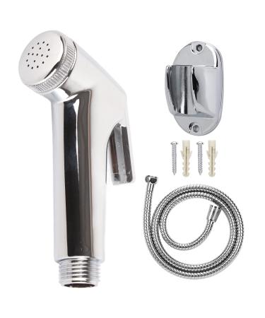 Bathroom Bidet Sprayer 3pcs/set Electroplated Bidet Spray Head Bracket Hose Set Bathroom Cleaning Accessories