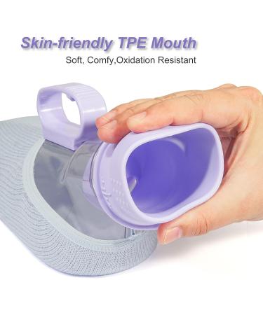 32oz Portable Urinal for Men - Spill Proof Pee Bottle for Camping, Travel, Hospital Bedridden - TPE Spout - Buy Online on GoSupps.com