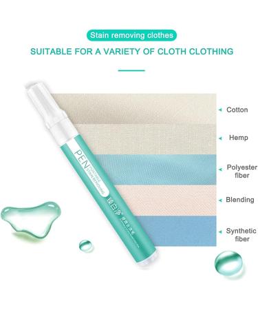 UNQLUX Bleach Pen for Clothing Stain Remover Pen Portable Bleach Pen for Clothing Stain Removal Grease Stain Remover Wash Free Laundry Clean Pen Instantly Remove Stains for Clothes 2PCS - Buy Online on GoSupps.com