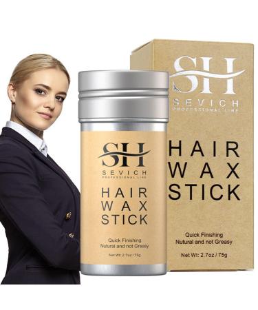 Fly Away Hair Tamer Stick | Moisturized Wax Stick for Edge Frizz Hair Hair Finishing Wax Stick for Straight and Curly Hair Long-Lasting Styling Pomade Glue Stick for Indoor and