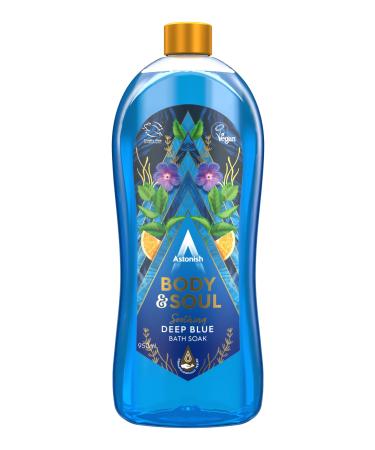 Astonish Body & Soul Deep Blue Soothing Bath Soak 950ml Deep Blue 950 ml (Pack of 1)