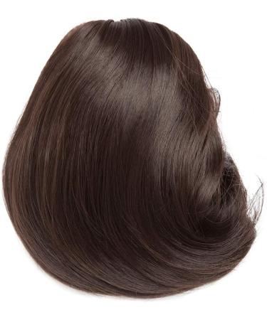 Hepburn Hair Bun Scrunchie Dark Brown Updo Extension - Bridal Chignon Wig Ponytail - Buy Online on GoSupps.com