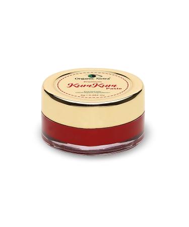 Organic Netra Sindoor - Waterproof Long Lasting Kumkum Paste | Pure Natural Deep Maroon Color | Enriched with Organic Ingredients - 0.2 oz - Buy Online on GoSupps.com
