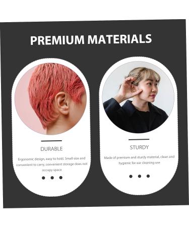 Stainless Steel Ear Cleaner Set - 8 Piece Earwax Removal Kit - Black Yellow - 10x3x1cm - Household Ear Cleaning Tools - Buy Online on GoSupps.com