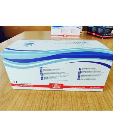 Kela OP Mask - 50x Blue Medical Masks | Made in Germany | Oeko-Tex Standard | Premium Disposable Respiratory Protection (MNS Type IIR) - Buy Online on GoSupps.com