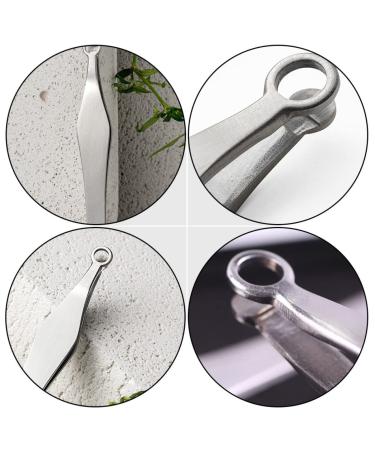 FRCOLOR 4 Pcs Stainless Steel Nose Hair Trimmer Set for Men | Eyelash & Nose Hair Grooming | Precision Cosmetic Tool - Buy Online on GoSupps.com