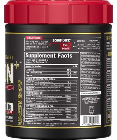 ALLMAX Nutrition CARBion+ with Electrolytes - Blue Bomb Pop Flavor 25.6 oz | Optimal Hydration & Energy - Buy Online on GoSupps.com