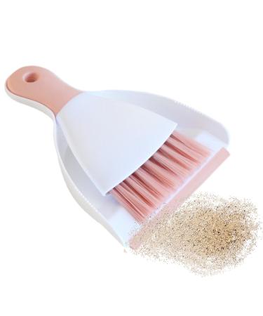 Broom and Dustpan Set | Cleaning Brush Dustpan Combo Set Desktop Handheld Cleaning Small Dustpan for Kitchen Home Study Room Bathroom