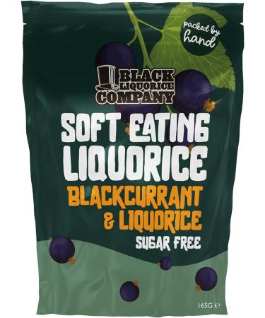 Black Liquorice Company - Soft Eating Sugar Free Blackcurrent Liquorice 3 x 165g - Buy Online on GoSupps.com