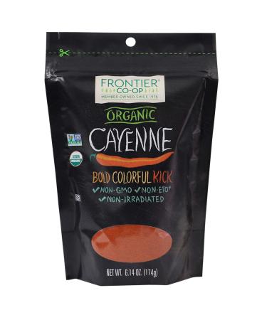 Frontier Co-op Organic Cayenne 6.14 oz (174 g) - Buy Online on GoSupps.com