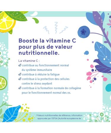 Water Booster drink mix - powder for drink to taste and vitamin C - naturally delicious low in calories - 12x2.5 g powder to dissolve in water - Buy Online on GoSupps.com