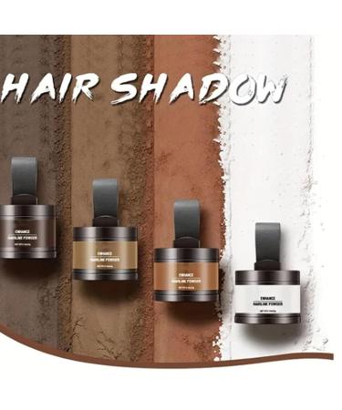 Verronni Hairline Enhancing Powder - Medium Blonde Gray Coverage & Hair Root Concealer with Brush (4 oz) - Perfect for Hair Toppers - International Shipping Available - Buy Online on GoSupps.com