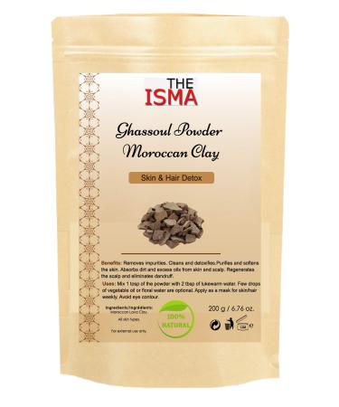 THE ISMA 100% Natural Kaolin Clay Facial Mask Paraben-Free Deep Pore Cleansing (200g bag)