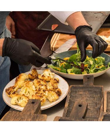 Synmax Black Vinyl Exam Gloves 4 Mil - Case of 1000 (Large, Black) | Latex-Free, Powder-Free Safety Medical Glove - Buy Online on GoSupps.com