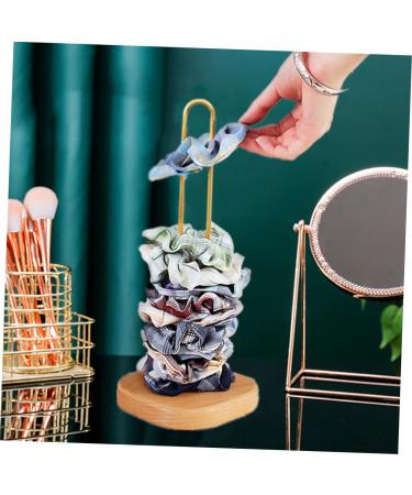 minkissy Headgear Storage Rack Wooden Display Stand Bracelet Display Stand Scrunchies for Girls Scrunchie Display Holder Hair Scrunchies Organizer Hair Ties Organizer Hair Tie Holder Beech - Buy Online on GoSupps.com
