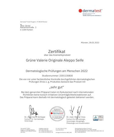 Green Valerie Original Aleppo Soap Set - 2 x 200g (400g+) | 20% Laurel Oil 80% Olive Oil | 6 Years Matured | Natural Handicraft Soap | Dermatest Excellent Rating | Best for Hair & Skin Care - Buy Online on GoSupps.com