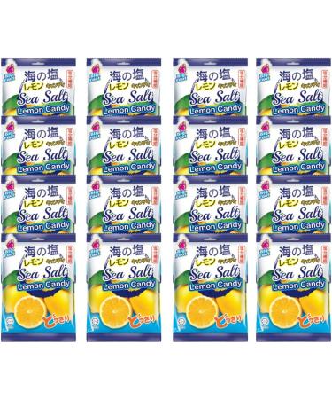 Big Foot Sea Salt Lemon Candy - 12 sachets de 15 g - Bonbons citron au sel marin - Sachets individuels - Go t sucr -sal - Bonne haleine - Buy Online on GoSupps.com