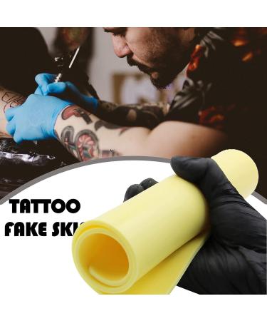 SOTICA 3MM Blank Tattoo Skin - 5PCS Double Sided 8x12 Fake Tattoo Practice Skins for Beginners and Experienced Artists - Tattoo Supplies Pack of 5 - Buy Online on GoSupps.com
