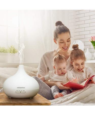 300ml Essential Oil Humidifier & Aroma Diffuser - LED Ultrasonic Aromatherapy for Home & Office - Buy Online on GoSupps.com
