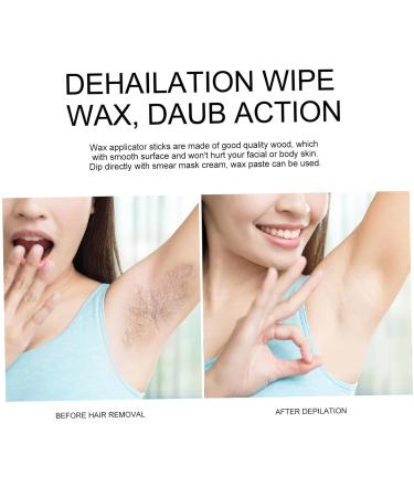 Buy Mikinona 150pcs Wax Stick Applicator for Hair Removal | Face Wax Strips & Makeup Tools - International Shipping Available - Buy Online on GoSupps.com