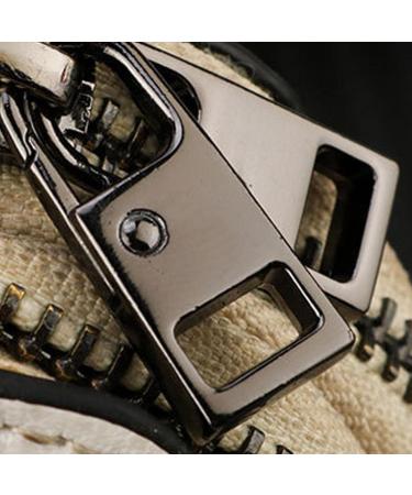 Fovolat Zipper Replacement Pull | Detachable Metal Zipper Pulls for Quick Replacement | Sturdy Removable Zipper Pulls Tab Zipper Handle Fixer for Easy Zipper Repair Black Copper - Buy Online on GoSupps.com